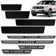 Protetor de Soleira Adesiva Elegance para VW T-Cross (2020-2023) - 4 Portas - imagem 2