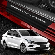 Kit Adesivos Soleira Porta Fiat Cronos 2017-2021: Proteção e Estilo Premium - imagem 2