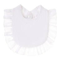 Conjunto de 4 babadores de musselina sólida para bebês, unissex, meninos, meninas, algodão, ajustável, para amamentação e baba - imagem 3