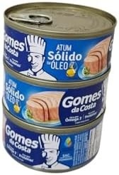 Kit 3 Atum Sólido Em Óleo Gomes Da Costa 170g - imagem 2