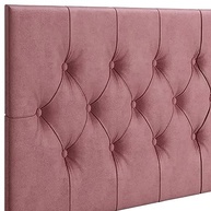 Cabeceira Capitonê para Cama Box Solteiro 90x56cm - Design Rose em Suede - imagem 5