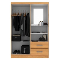Guarda-Roupa Solteiro 2 Portas 2 Gavetas Capelinha Evidencia – Organize seu Espaço com Estilo - imagem 4