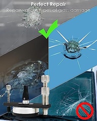 Kit Reparo Ponte Óculos Aço Inox: Solução Profissional para Para-brisas Rachados - imagem 3
