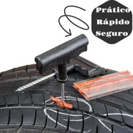 Kit Reparo Pneu Sem Câmara Profissional: Solução Rápida para Carro e Moto - imagem 4