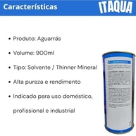 Aguarrás 900ml Itaqua - Solvente de Alta Performance para Limpeza e Diluição - imagem 1