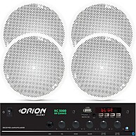 Som Ambiente 300W: Kit Completo com 4 Arandelas - imagem 1