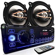 Som Automotivo Completo: Rádio MP3 + Alto Falantes 160W - imagem 1