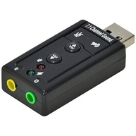 Adaptador Placa de Som USB 7.1 Canais Virtual Vinik AUSB71 - Som Imersivo! - imagem 2