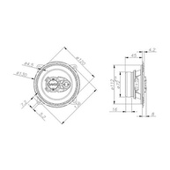 Par de Alto-Falantes Bravox B3X50 GOLD Triaxial 5" 100W RMS - Som Potente e Claro - imagem 4