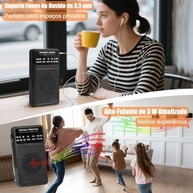 Rádio Portátil Zenkon AM/FM: Som Clássico e Mobilidade Total - imagem 5