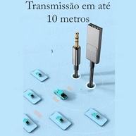 Adaptador Bluetooth 5.3 USB para Auxiliar de Carro P2: Som de Alta Fidelidade e Chamadas Viva-voz - imagem 5