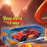Hot Wheels Track Ripper: Carrão Vermelho c/ Luz e Som! - imagem 2