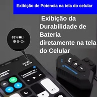 Fone de Ouvido Bluetooth para Capacete de Moto: Liberdade e Som Estéreo - imagem 4