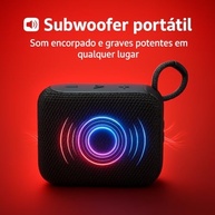 Caixa de Som Portátil GO 5W Bluetooth Impermeável IP67 - Som Potente e Limpo para suas Aventuras - imagem 3