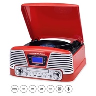 Vitrola Raveo Harmony BT: Som Clássico com Tecnologia Moderna (Bluetooth, USB, SD, FM, CD) - imagem 4