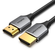 Cabo HDMI 2.0 Slim Vention 1m: Imagem 4K Ultra HD e Som Imersivo para sua TV e PC - imagem 1
