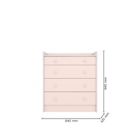 Cômoda Bebê com Trocador Rosa: Doce Sonho! - imagem 2