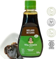 Tia Sônia, Melado de Cana Puro Vegano IBD Não OMG Tia Sônia 300g - imagem 2