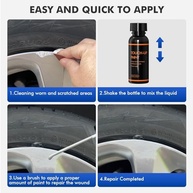 Kit de Reparo de Aro Tesla - Tinta de Retoque Sonic Silver para Model 3/Y/S/X | Conserte Arranhões e Lascas com Facilidade - imagem 5