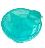 Sonne Porta Leite em Pó 3 em 1 Verde – Prático, Seguro e Ideal para Viagens - imagem 1