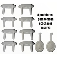 Sonne Protetor de Tomada: Segurança Total para Crianças + 8 Protetores e 2 Chaves Reserva - imagem 4