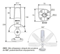 Torre Luminosa LED com Sirene Sonora 3 Cores (Amarelo, Vermelho, Verde) - Sinalização Eficiente 24V - imagem 2