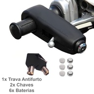Trava Antifurto para Moto: Manete de Freio e Acelerador com Alarme Sonoro - imagem 5