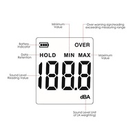 Medidor de Ruído Digital Profissional: Controle o Nível Sonoro com Precisão (30-130dBA) - imagem 5