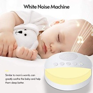 Máquina de Ruído Branco para Dormir com 6 Sons Suaves e Luz de Respiração Inteligente - imagem 3