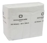 Pano Sontara Clean Care 40g 30x30cm Branco - Pacote com 50 Unidades para Limpeza Profissional - imagem 1