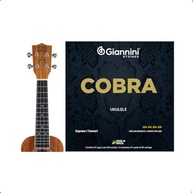 Encordoamento Ukulele Giannini Nailon Branco Soprano/Concert - Som Cristalino e Toque Suave - imagem 2