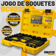 Soquete Catraca 22 Pçs 1/2" The Black Tools - imagem 1