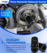 Soquete Balanceador Harmônico 19mm Honda 77080: Potência e Precisão para Seus Reparos - imagem 3