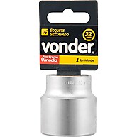 Soquete Sextavado 1/2" 10mm Curto – Vonder Cromo Vanádio - imagem 1