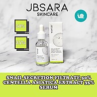 Soro JBSARA com 50% de Filtrado de Caracol e 35% de Centella Asiatica – Hidratação e Regeneração Intensa - imagem 1