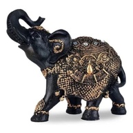 Elefante de Resina Indiano Grande - Decoração com Simbolismo de Sabedoria e Sorte - imagem 4