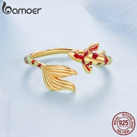 Anel Koi em Prata 925 Bamoer: Elegância e Sorte - imagem 2