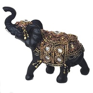 Elefante Decorativo em Resina Indiano - Símbolo de Sabedoria e Sorte (J100) - imagem 5