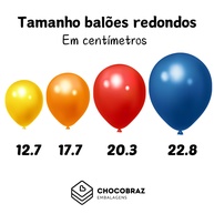 Balões de Festa: Kit 50 Cores Sortidas - imagem 2