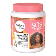 SOS Cachos: Ativador com Mel e Argan 1kg - imagem 1