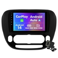 Central Multimídia Android 14 para Kia Soul 2014-2019: Tela 9" IPS, Carplay, GPS e Câmera de Ré - imagem 1