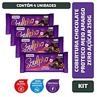 Soulpro: Cobertura Proteica Zero Açúcar Sabor Chocolate - imagem 1