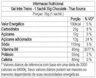Gel Intra Treino - 1 Sachê 35g Chocolate - True Source - imagem 2