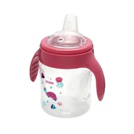 Kuka Caneca Treinamento Decorada Rosa 200ml - Auxílio Ideal para Bebês Aprenderem a Beber Sozinhos - imagem 1