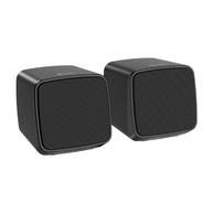 C3Tech Speaker 2.0 SP-40BK Preta conexao de audio P2 e alimentacao via USB - imagem 2
