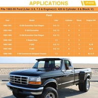 Bomba de Combustível Mecânica M60278 SP1010MP para Ford E-250/E-350/F-250/F-350 6.9L/7.3L Diesel (1983-1995) - imagem 3