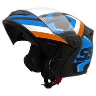 Capacete Mixs Gladiator Super Speed Azul/Laranja Brilhante - Segurança e Estilo para Sua Pilotagem (Tam. 60) - imagem 1