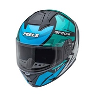 Capacete Peels Spike 2 1ST Verde Água Brilhante: Segurança e Estilo para Você! - imagem 3