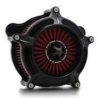 Filtro de Ar Esportivo para Harley Davidson: Sportster, Dyna, Softail, Touring M8 - Design Spike Black - imagem 3