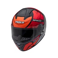 Capacete Peels Spike 2 1ST Preto Brilhante Vermelho: Segurança e Estilo para Você! - imagem 3